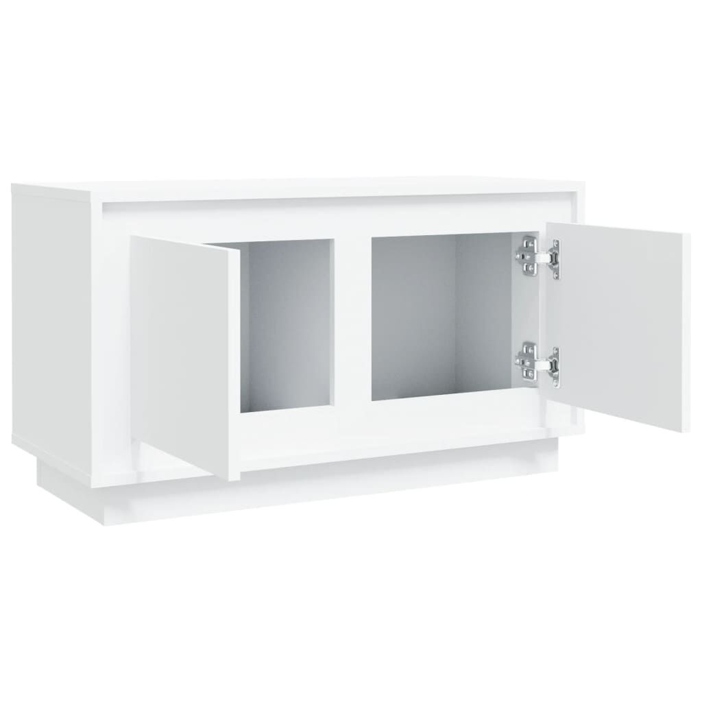 vidaXL Έπιπλο Τηλεόρασης Λευκό 80 x 35 x 45 εκ. από Επεξεργασμένο Ξύλο