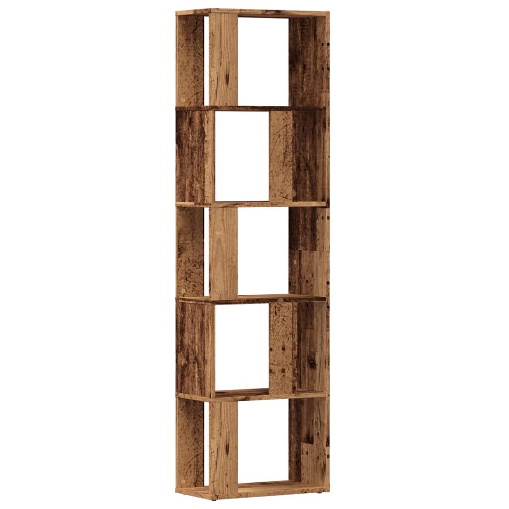 vidaXL Ντουλάπι βιβλίων Παλιό ξύλο 45x24x159 cm Κατασκευασμένο ξύλο