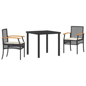 vidaXL &Sigma;έ&tau; &phi;&alpha;&gamma;&eta;&tau;&omicron;ύ &gamma;&iota;&alpha; &kappa;ή&pi;&omicron; &mu;&epsilon; &mu;&alpha;&xi;&iota;&lambda;ά&rho;&iota; 3 pcs &Gamma;&kappa;&rho;&iota; &kappa;&alpha;&iota; &Mu;&alpha;ύ&rho;&omicron; &Rho;&alpha;&tau;ά&nu;