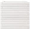vidaXL Ζαρντινιέρα Λευκή. 50x50x45,5 εκ από Μασίφ Ξύλο Πεύκου