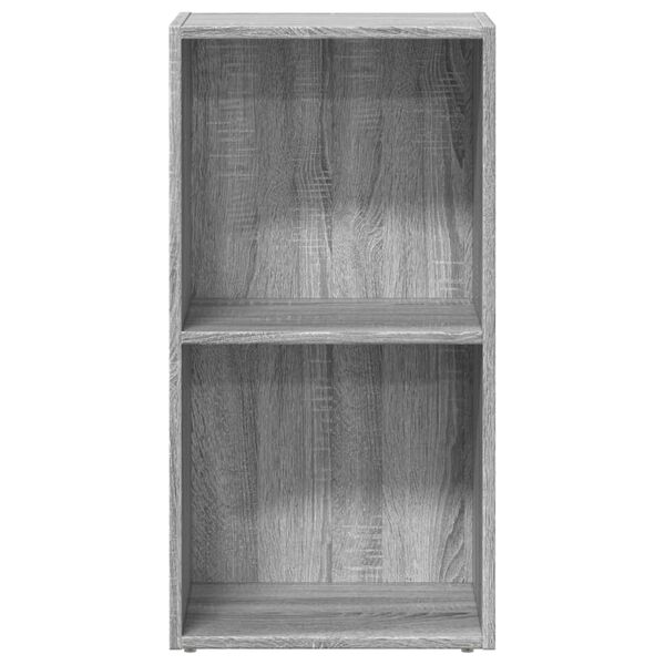vidaXL Βιβλιοθήκη Γκρι Sonoma 40x30x77 εκ. από Επεξεργασμένο Ξύλο