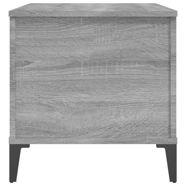 vidaXL Τραπεζάκι Σαλονιού Γκρι Sonoma 90x44,5x45 εκ.Επεξεργασμένο Ξύλο