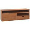 vidaXL Έπιπλο Τηλεόρασης 110 x 30 x 40 εκ. από Μασίφ Ξύλο Teak