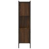 vidaXL Βιβλιοθήκη Καφέ Δρυς72x28x109 εκ. από Επεξεργασμένο Ξύλο