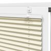 vidaXL Πλισέ περσίδα Κρέμα 40x100 cm Πλάτος υφάσματος 39,4 cm
