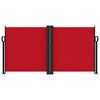 vidaXL Σκίαστρο Πλαϊνό Συρόμενο Κόκκινο 120 x 1200 εκ.