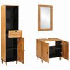 vidaXL Σετ Επίπλων Μπάνιου με συρτάρι 3 pcs Καφέ 38 x 33 x 160 εκ.