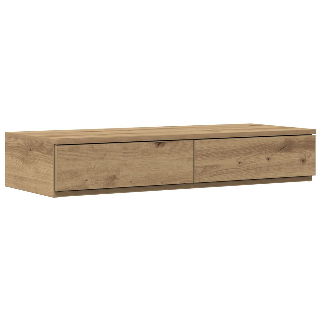 vidaXL Κρεβάτι αποθηκευτικού χώρου Artisan Oak 90x200 εκ.