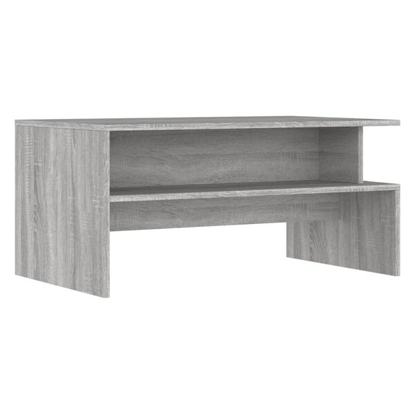 vidaXL Τραπεζάκι Σαλονιού Γκρι Sonoma 90x55x42,5 εκ Επεξεργασμένο Ξύλο