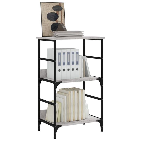 vidaXL Βιβλιοθήκη Γκρι Sonoma 50x33x82 εκ. Επεξεργασμένο Ξύλο