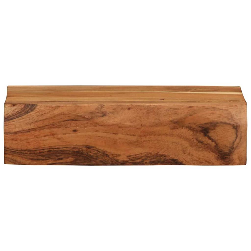 vidaXL Ράφια Τοίχου 2 τεμ. 30x17x8 εκ. από Μασίφ Ξύλο Ακακίας