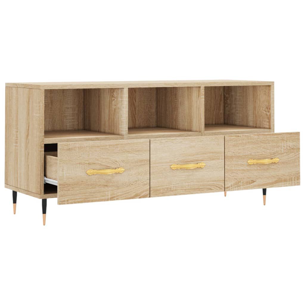vidaXL Έπιπλο Τηλεόρασης Sonoma Δρυς 102 x 36 x 50 εκ. Επεξεργ. Ξύλο