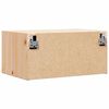 vidaXL Κομοδίνο με συρτάρι Καφέ 50 x 32.5 x 24 εκ Μασίφ ξύλο πεύκου
