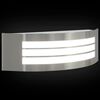 vidaXL Εξωτερικά Φωτιστικά Τοίχου 2 pcs Ασημί 32 x 10 x 10 εκ
