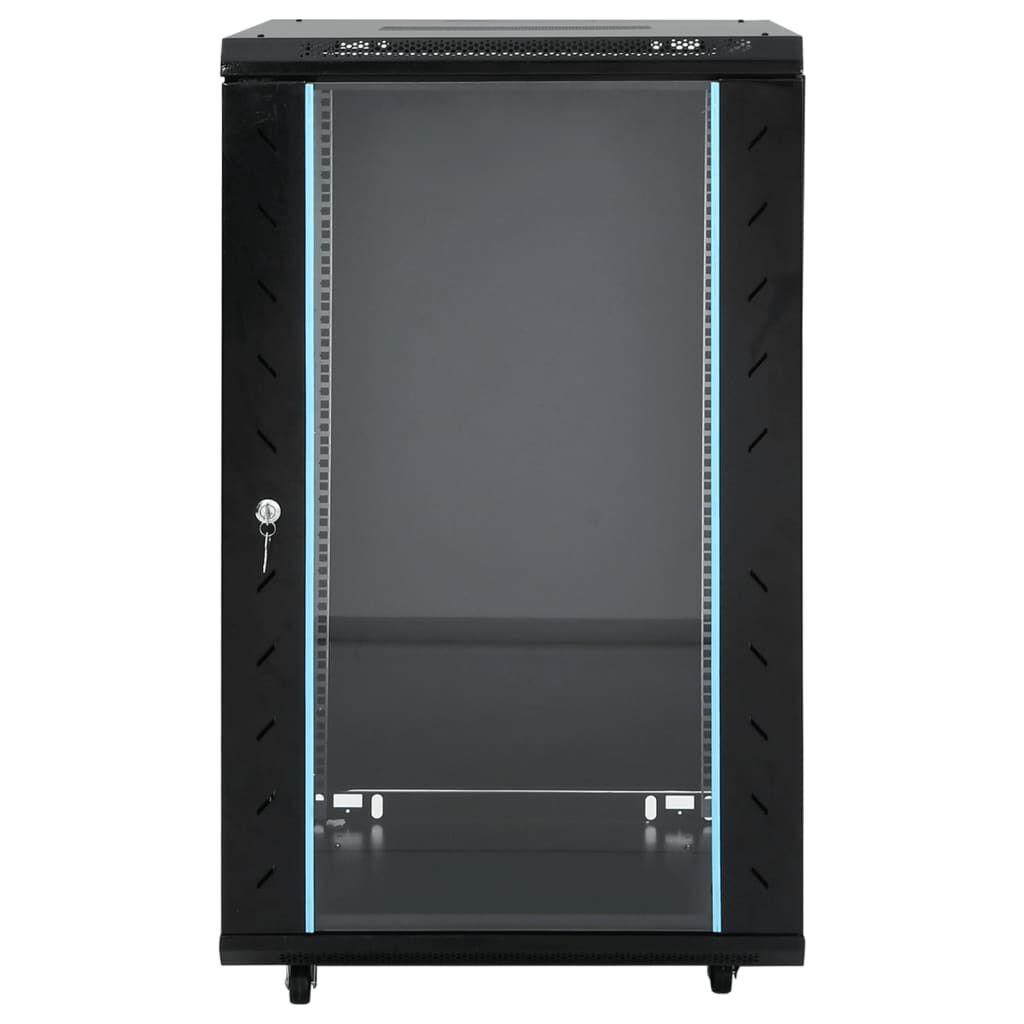 vidaXL Καμπίνα Δικτύου με Περιστ. Πόδια 18U 19" IP20 60x60x100 εκ.