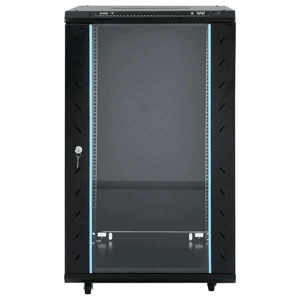 vidaXL Καμπίνα Δικτύου με Περιστ. Πόδια 18U 19" IP20 60x60x100 εκ.