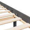 vidaXL Κρεβάτι Ηλικιωμένων Γκρι 100 x 200εκ.από Μασίφ Ξύλο Πεύκου
