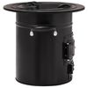 vidaXL Ξυλόσομπα Για Κάμπινγκ Μαύρη 50 x 33,5 x 30,5 εκ. από Ατσάλι
