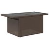 vidaXL Σετ Καναπέ Κήπου με μαξιλάρι 8 pcs Καφέ Πολυ ράταν