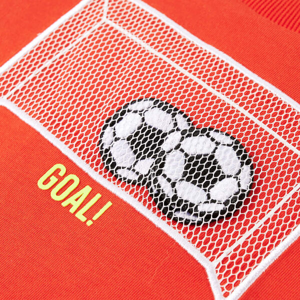 Μπλουζάκι Παιδικό Μακρυμάνικο Έντονο Πορτοκαλί 104