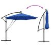 vidaXL Ομπρέλα Cantilever Banana Αζούρ μπλε 294 x 294 x 248 cm