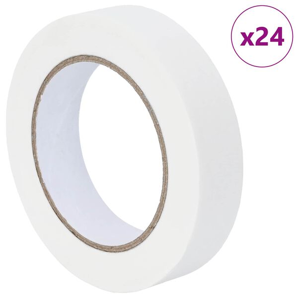vidaXL &Tau;&alpha;&iota;&nu;ί&epsilon;&sigmaf; &Mu;ά&sigma;&kappa;&alpha;&sigmaf; &gamma;&iota;&alpha; &Zeta;&omega;&gamma;&rho;ά&phi;&omicron;&upsilon;&sigmaf; 24 pcs &Lambda;&epsilon;&upsilon;&kappa;ό 25mm x 50m &Chi;&alpha;&rho;&tau;ί