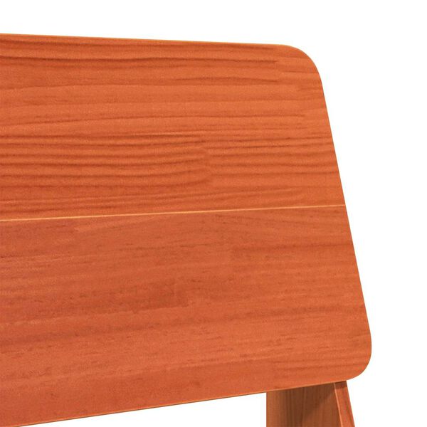 vidaXL Καρέκλα κήπου Wax Brown 60x64x70,5 cm Στερεό ξύλο πεύκο