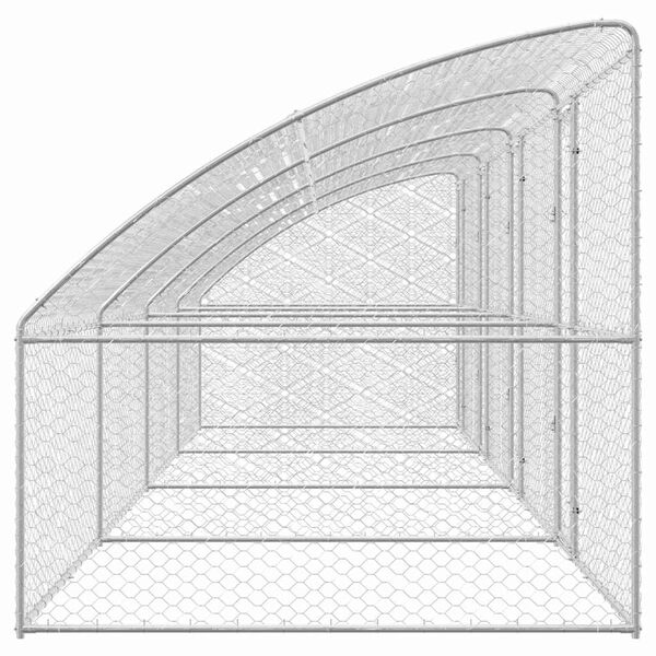 vidaXL &Kappa;&lambda;&omicron;&upsilon;&beta;ί &Sigma;&kappa;ύ&lambda;&omicron;&upsilon; &mu;&epsilon; &alpha;&pi;&omicron;&theta;ή&kappa;&epsilon;&upsilon;&sigma;&eta; 4 pcs &Alpha;&sigma;&eta;&mu;ί 8 x 2 x 2 m &Alpha;&tau;&sigma;ά&lambda;&iota;