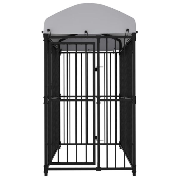 vidaXL Κλουβί Σκύλου Εξωτερικού Χώρου 150 x 100 x 175 εκ. με Στέγαστρο