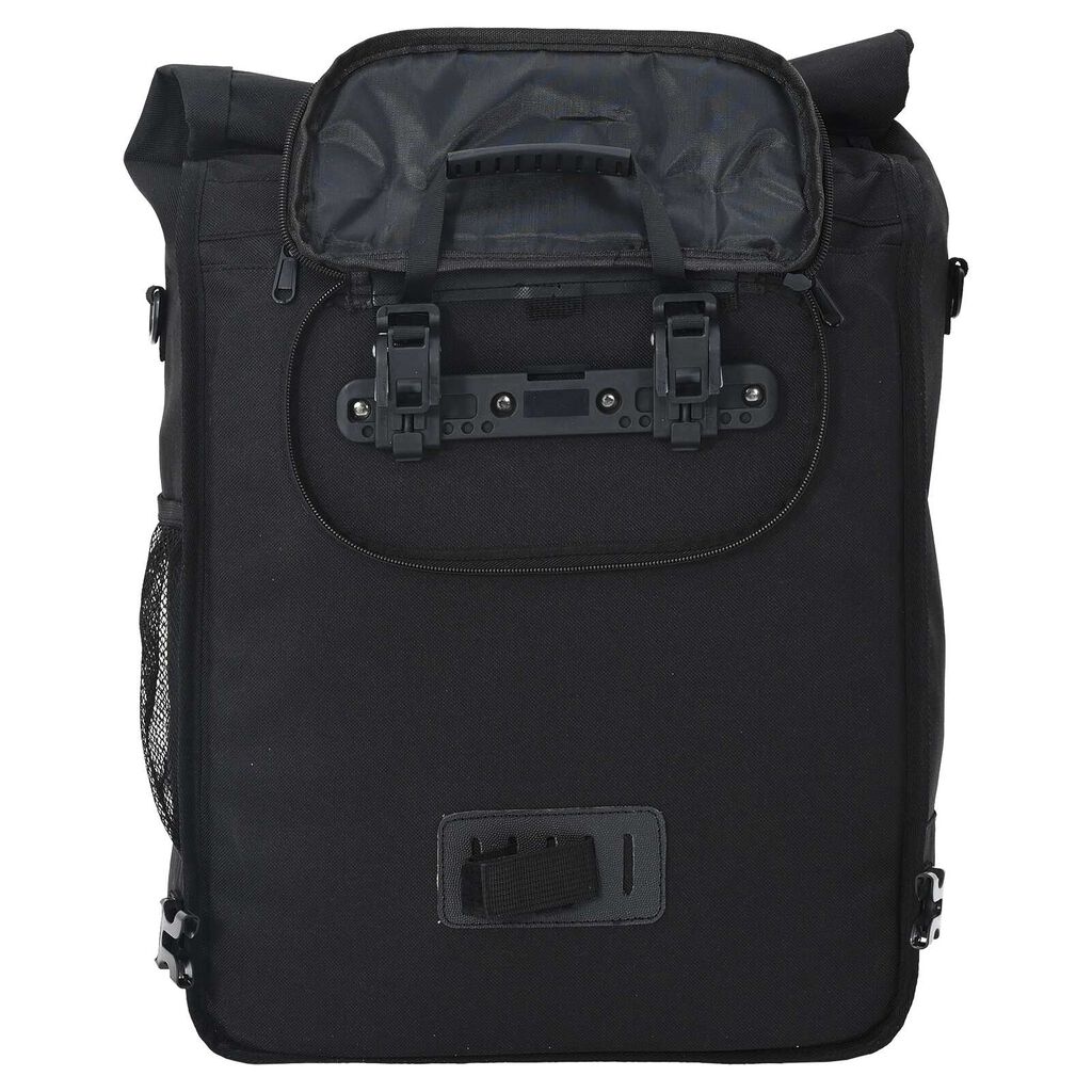 vidaXL Τσάντα Ποδηλάτου για Ρακέτα 25 L Μαύρη 33x16x48 εκ.