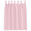 vidaXL Κουρτίνες 2 pcs Μωρουδίστικο Ροζ 140x140cm Πολυεστέρας