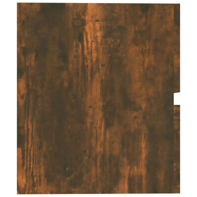 vidaXL Ντουλάπι Νιπτήρα Καπνιστή Δρυς 60x38,5x45 εκ. από Επεξεργ. Ξύλο