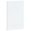 vidaXL Πίνακας πλυντηρίου πιάτων "Kalmar" High Gloss White 45x1,5x67cm