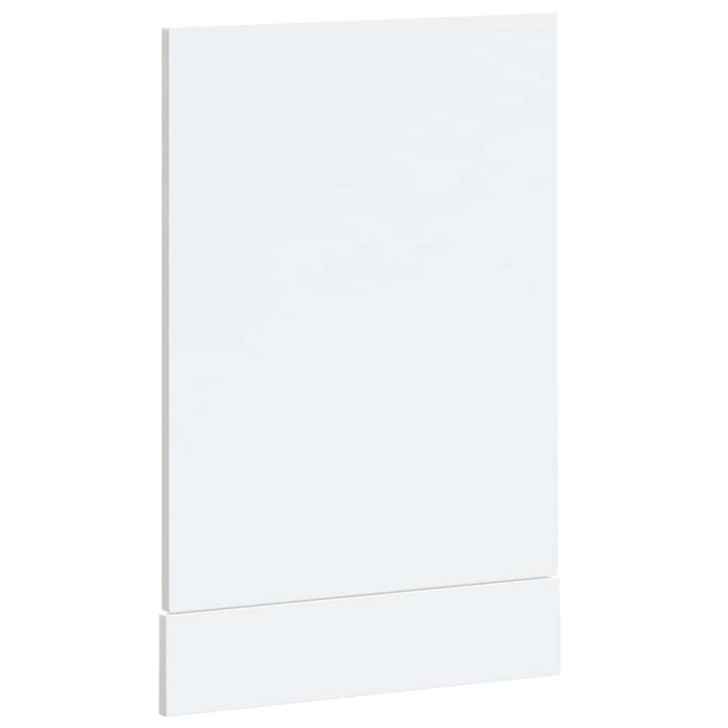 vidaXL Πίνακας πλυντηρίου πιάτων "Kalmar" High Gloss White 45x1,5x67cm
