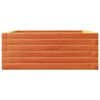 vidaXL Ζαρντινιέρα Καφέ Κεριού 60x60x23 εκ. από Μασίφ Ξύλο Πεύκου