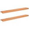 vidaXL &Pi;&alpha;&rho;ά&theta;&upsilon;&rho;&alpha; 2 &tau;&mu;&chi;. &Lambda;&alpha;&kappa;&alpha;&rho;&iota;&sigma;&mu;έ&nu;&omicron; 120 x 15 x 2 cm &Sigma;&tau;&epsilon;&rho;&epsilon;ό &xi;ύ&lambda;&omicron; &omicron;&xi;&iota;ά&sigmaf;