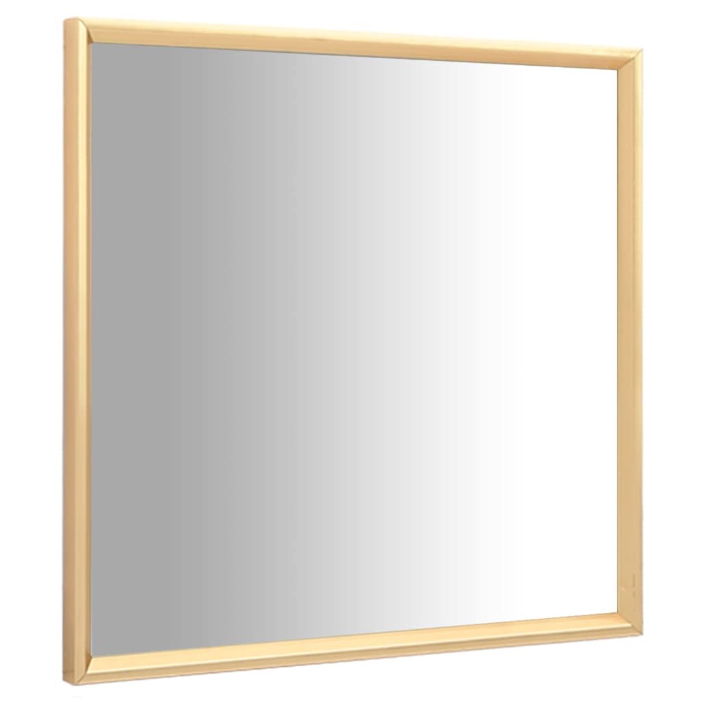 vidaXL Καθρέφτης Χρυσός 40 x 40 εκ.