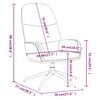 vidaXL Πολυθρόνα Relax με Υποπόδιο Κρεμ Λευκό από Συνθετικό Καστόρι