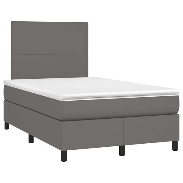 vidaXL &Kappa;&rho;&epsilon;&beta;ά&tau;&iota; Boxspring &mu;&epsilon; &Sigma;&tau;&rho;ώ&mu;&alpha; & LED &Gamma;&kappa;&rho;&iota; 120x190 &epsilon;&kappa;. &Sigma;&upsilon;&nu;&theta;. &Delta;έ&rho;&mu;&alpha;