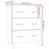 vidaXL Ντουλάπι Sonoma Δρυς 70 x 34 x 90 εκ. από Επεξεργασμένο Ξύλο