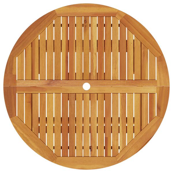 vidaXL Σέτ φαγητού για κήπο 5 pcs Καφέ Μασίφ ξύλο ακακίας