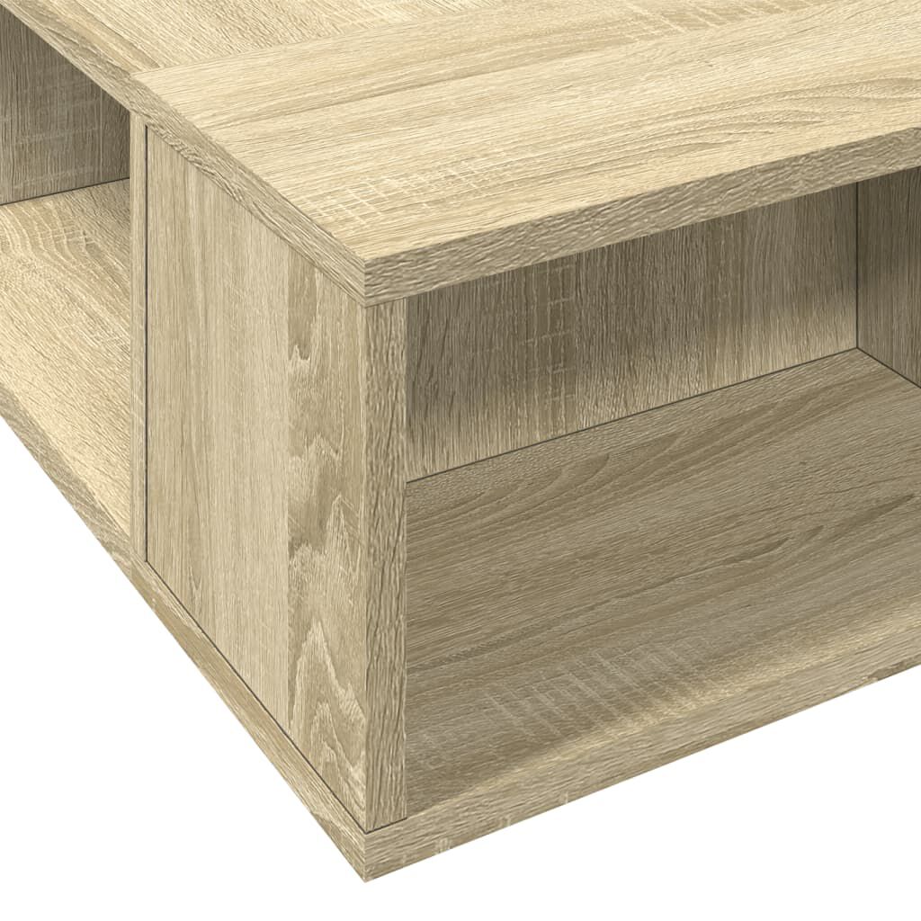 vidaXL Πλαίσιο Κρεβατιού Sonoma Δρυς 120x190 εκ. Επεξεργασμένο Ξύλο