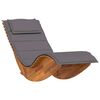 vidaXL Ξαπλώστρα 2 pcs Καφέ 60 x 154 x 74εκ Μασίφ ξύλο ακακίας