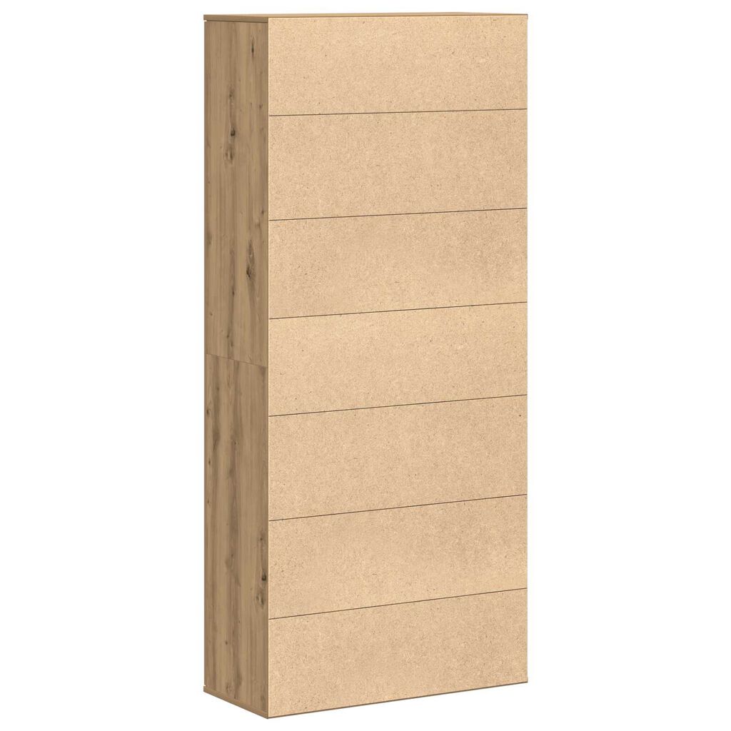 vidaXL Υψηλό Ντουλάπι Άρτεσιν 80x35x180 εκ. Επεξεργασμένο Ξύλο