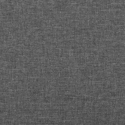 vidaXL Κρεβάτι Boxspring με Στρώμα Σκούρο Γκρι 160x200 εκ Υφασμάτινο
