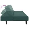 vidaXL Σετ Σαλονιού 2 Τεμαχίων Σκούρο Πράσινο Βελούδινο