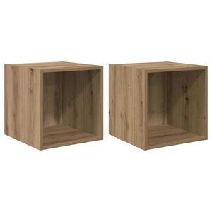vidaXL &Nu;&tau;&omicron;&upsilon;&lambda;ά&pi;&alpha; &Tau;&omicron;ί&chi;&omicron;&upsilon; 2 &tau;&mu;&chi;. Artisan Oak 37 x 37 x 37 &epsilon;&kappa;