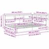 vidaXL Κρεβάτι Βιβλιοθήκης Λευκό 160 x 200 cm Επεξεργασμένο ξύλο
