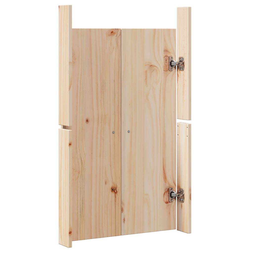 vidaXL Πόρτες Κουζίνας Εξωτερικού Χώρου 50x9x82 εκ. Μασίφ Ξύλο Πεύκου
