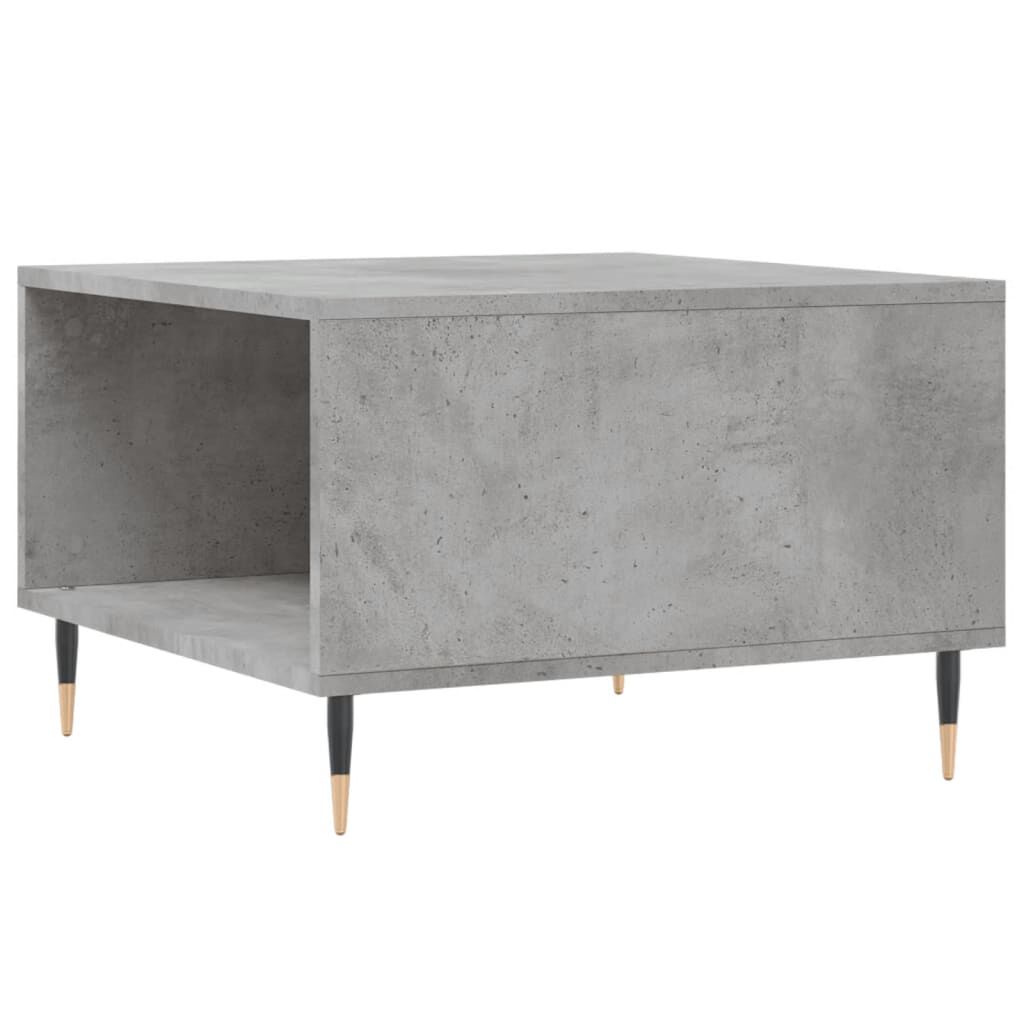 vidaXL Τραπεζάκι Σαλονιού Γκρι Σκυρ. 55x55x36,5 εκ. Επεξεργ. Ξύλο